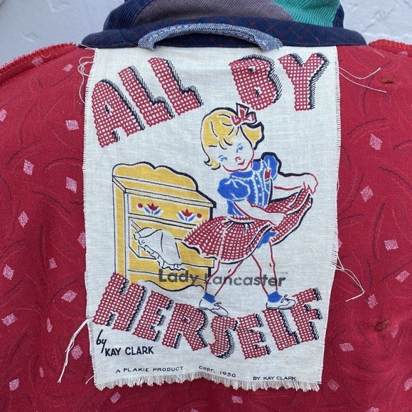 LADY LANCASTER The Market Jacket Coat Vintage Quilt Handmade Wearable Art - Picture 3 of 16